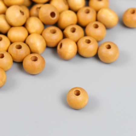 Beads for creativity tree "Natural" D-0.8 cm, set of 20 g