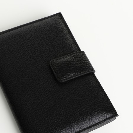 Cover 2 in 1, for auto documents and passports on a magnet, the color is black-3