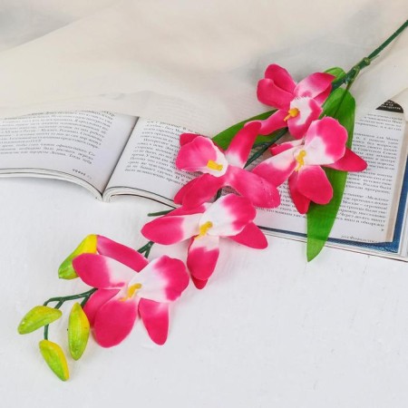 Artificial flowers "Guarianta orchid" 70 cm, pink