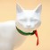 Collar + bow + New Year's suspension "Gifts", 30 x 1 cm, kapron, green