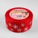 New Year! Kapron tape "Snowflakes", 40 mm × 23 ± 1 m, red/white color
