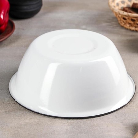 Bowl, 2 l, without decolleys, induction, white color-2