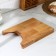Defense board with a compartment for a plate 31 × 22 × 3.8 cm, birch