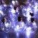 Garland “thread” 1.6 m with nozzles “balls with a star”, IP20, silver thread, 15 LED, white glow, AAX2