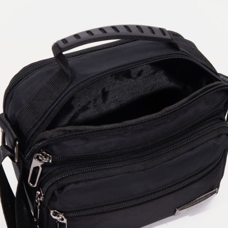 Male bag, black color-5