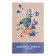 Notebook for girls 130 x 210 mm, 56 sheets in the Blueberry line, covered cardboard, Soft-Touch lamination, selective UV-lace