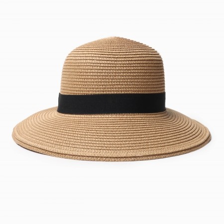 Women's hat minku, light brown color, rr 58