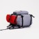 Tourist backpack, TAIF, 60 l, cord department, outer pocket, 2 side nets, gray/red color