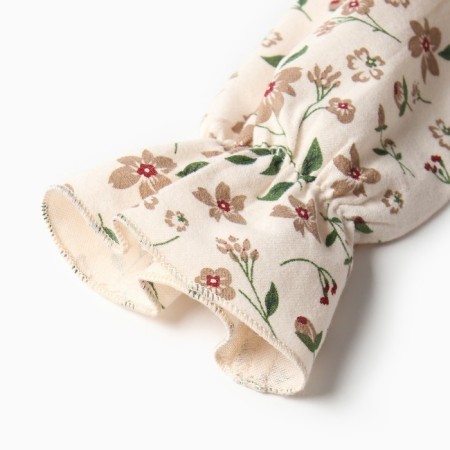 Платье для девочки MINAKU: Cotton collection цвет бежевый, р-р 92-10