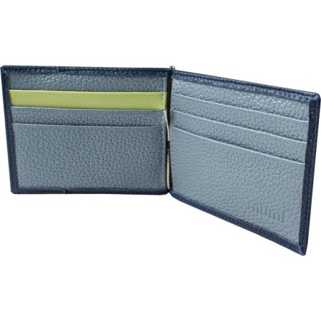 Clutch for bills n/k, 8 cards, jeans color-1