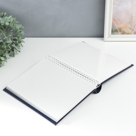 Photo album magnetic for 30 sheets 23x28 cm blue-2