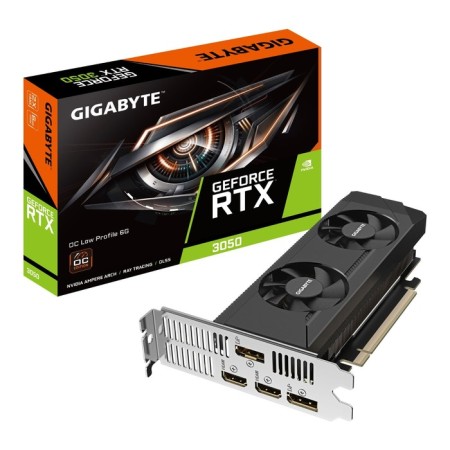 Gigabyte PCI-E 4.0 GV-N3050OC-6GL NVIDIA GEFORCE RTX 30550 6GB 96BIT GDDR6 1477/1 106852-6