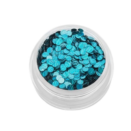 Sequins for TNL decor "Cat Eye", No. 2, turquoise