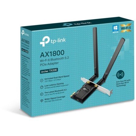 WIFI + Bluetooth TP-Link Archer TX20E AX1800 PCI Express (Ant. Vnesh. C) 2an 10047-1