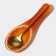 Glass stand under a spoonful of the share "juicy orange", 23.5 × 8.3 × 1.5 cm