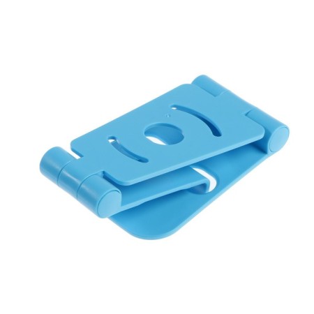 Luazon phone stand, adjustable height, silicone inserts, blue-9