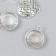 Decor for creativity Metal "Planet Earth" silver 2.1x2.5 cm
