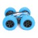 Radio-controlled car-controlled machine "Strokach", with a battery, blue color