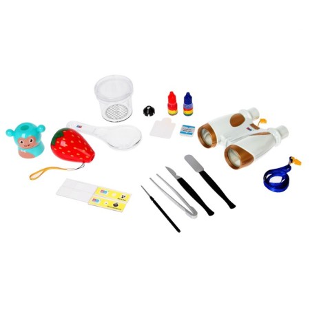 Set of game "Scientific Laboratory", microscope with accessories-3