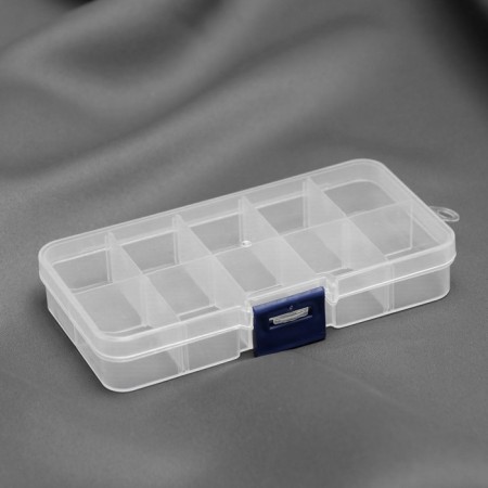 Organizer for decor, with removable cells, with a suspension, 10 departments, 13 × 6.6 × 2.2 cm-1
