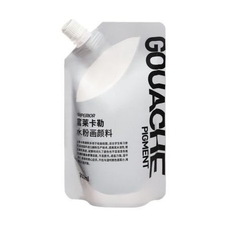 GUASH artistic 300 ml, in Doy-pack with a lid, white