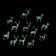 New Year's decor with “Deer” backlight 8 × 12.5 cm, set of 12 pcs.
