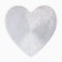 Napkin Serving shares heart ts. Serebro, D 38 cm