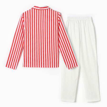 Female pajamas (shirt and trousers) kaftan "strip" p. 44-46-10