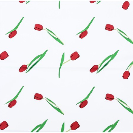 Matte Flowers Film, Watercolor Tulips, 56x56cm, Burgundy-2