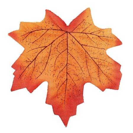 Decor "Autumn sheet", set of 50 pcs, orange color-2