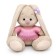 Soft toy "Bunny Mi", in a pale pink sweater, 15 cm