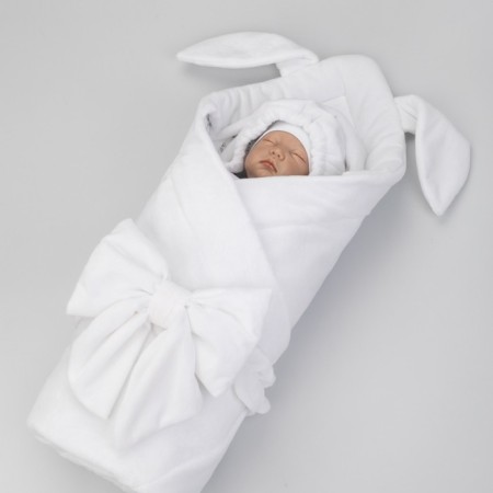 Set for discharge Demi-season Kinderlitto "Rabbit", 5 items, height 50-56 cm, white color-7
