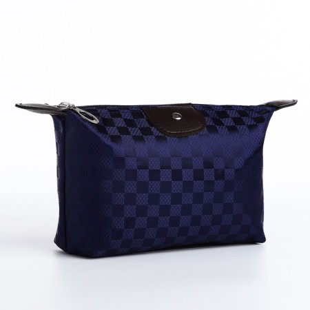 Cosmetic bag with lightning, dark blue color