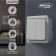 Luazon Lighting "SPb", 10 A, 2 keys, white