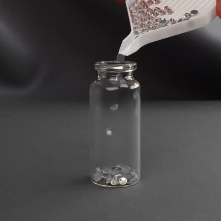 Organizer-lobby for beads and rhinestones, 6 × 10.5 cm, white color-4
