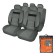 Covers for seats universal "Monro", 11 before., Raun. Comfort, velor, dark gray.