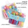 Gift set, hair gum 10 pcs, hairpin crab 12 pcs, cold heart