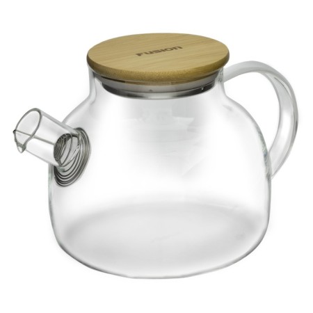 Hot teapot Fusion 02-090-01, filter spring, heat-resistant glass, 900 ml-1