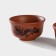 A set for the tea ceremony ceramic "Dragon", 5 items: 4 bowls 25 ml, kettle 200 ml, brown color