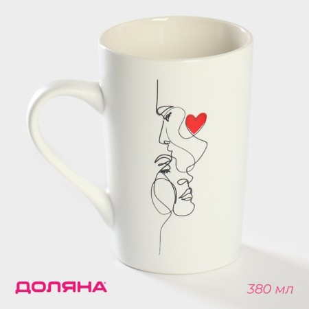 Porcelain share mug "Feeling", 380 ml