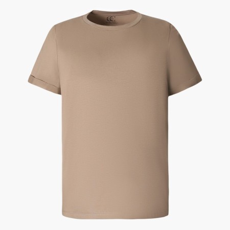 T-shirt female, brown color, size 44-46 (l)-6