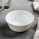 Glass -ceramic salad -ceramic EVERIEDAY, 300 ml, D = 12 cm, white color