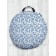 Siddle Pill "Blue Pattern on a White Back", decorative, D = 52 cm