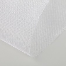 Fatin for wedding decor, 0.5x0.5 m, snow -white