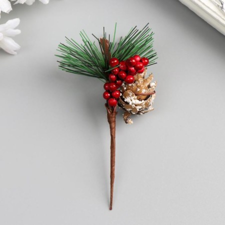 Decor for creativity "Rowan with a bump" 8.5 cm-1
