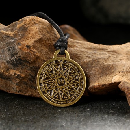 Amulet-sides "Pentakl Solomon" No. 07, metallic-2