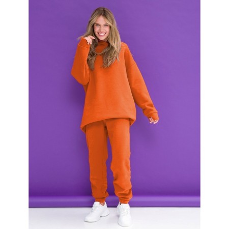 Female hoodies, size XL, Orange color-4