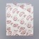 Paper corner with a pattern "Baking", fat -resistant, white, 17.5 x 14 cm