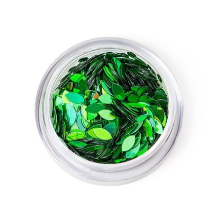 Sequins for decor TNL "petal", green