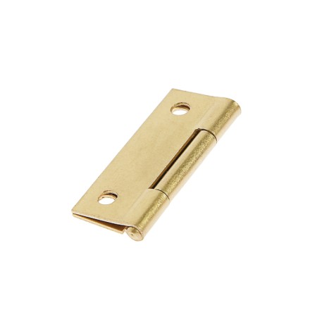 Iron loop, 48x33x1 mm, brass color-1